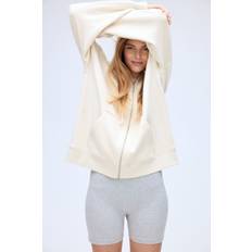 H&M Oversized Zip-Through Hoodie - Beige