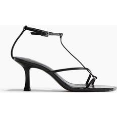Recycled Materials Heeled Sandals H&M Heeled Strappy Sandals - Black