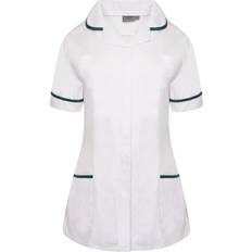 Work Tops Behrens Ladies Tunic Healthcare NCLTPS - White/Bottle Green