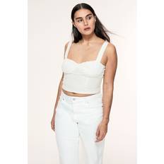 H&M Bralettetopp - Vit