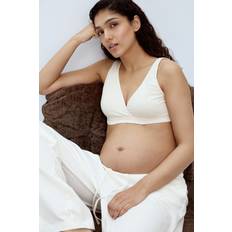 H&M Beige MAMA 2-pack Amnings-Bh I Bomull Size S