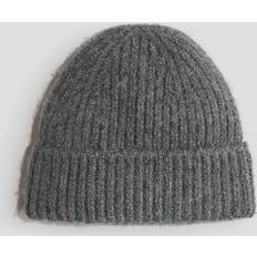 H&M Ribbad Beanie - Grå