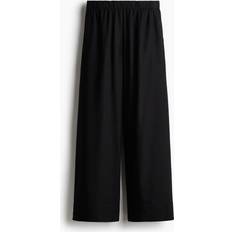 H&M Sort Vide Bukser I Hørblanding -