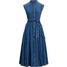 Polo Ralph Lauren Dresses Polo Ralph Lauren A-line Dress with Belt - Blue
