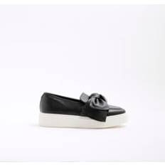 Trainers River Island Womens Bow Trainers - Black