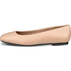 Ecco Women Low Shoes ecco Margot Women's Leather Ballerina - Beige