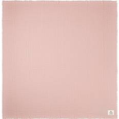 ferm LIVING Fino Bedspread Terracotta Off Sengetæppe Naturfarvet, Hvid