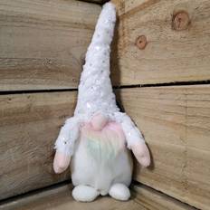 Festive Christmas Rainbow Bearded Plush Gonk 30 cm