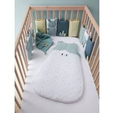 Bumpers Kid's Room on sale Vertbaudet Breathable Cot Bumper Menthe A L'Eau Green