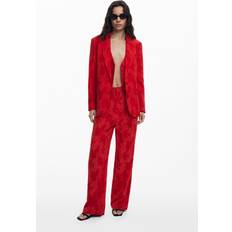 Red - Women Blazers Desigual Contrast Blazer - Red