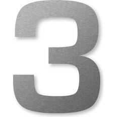 Grey Facade Numbers Symple Stuff House Number Grey 48cm H x 37cm W x 0.03cm D