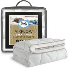 Sealy Airflow Topper Double 4'6 Mattress Cover White