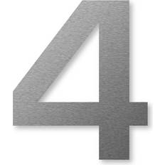 Grey Facade Numbers Symple Stuff House Number Grey 48cm H x 37cm W x 0.03cm D