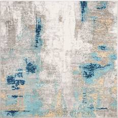 Synthetic Carpets Trent Austin Design Zeke Abstract Grey/Blue Area Rug 91cm Grey, Blue