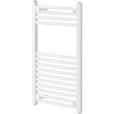 Heated Towel Rails Wholesale Domestic Marco 800mm x 500mm Curved Heated Towel Rail White