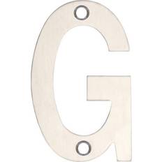 Stainless Steel Facade Numbers Zoo Hardware 7.5 cm H Stainless Steel Surface Mount House Letter