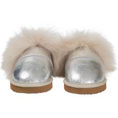 Shepherd Eve Fårskinnstofflor - Silver