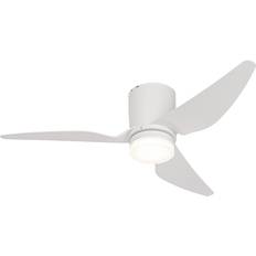 QAZQA Ceiling Fan White Incl Led with Remote Control