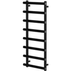 Heated Towel Rails Wholesale Domestic Colore Finley Matt 1150mm x 500mm Designer Heated Towel Rail Black