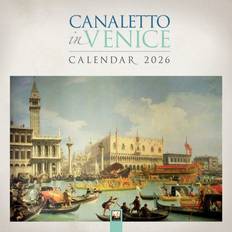 Flame Tree Publishing Canaletto in Venice Wall Calendar 2026
