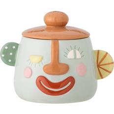 Bloomingville Sylvie Krukke Med Låg Ø12 cm Flerfarvet Ask 12cm