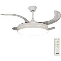 36W Ross White Ceiling Fan with Light EDM 33831