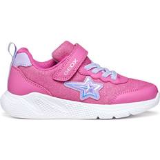 Geox Purple Trainers Geox Kids' Sprintye Low Cut Trainers - Fuchsia/Lilac