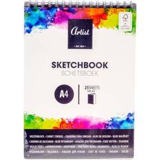 A4 Sketch & Drawing Pads Carousel Home A4 Artist Sketch Pad 25 Sheets