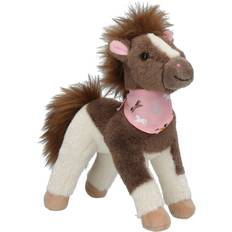 Miss Melody Heste Bamse Brun Og Hvid 18 cm