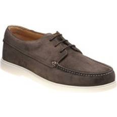 Loake Boat Shoes Loake Sardinia Rubber-Soled Deck Shoes - Anthracite Grey