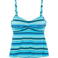 Tankinis s.Oliver Bikinitop Für Damen - Türkis/Hellblau/Dunkelblau