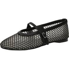 Steve Madden Low Shoes Steve Madden Rejoice Eyelet Ballet Flats - Black