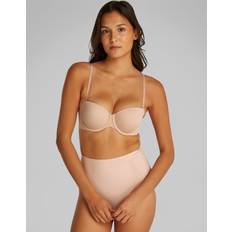 Calvin Klein Strapless Demi Bra - Perfectly Fit - Beige