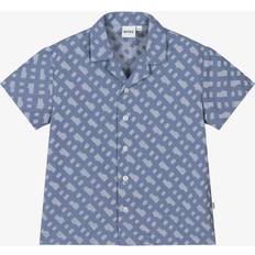 Boys Shirts BOSS Kids' Jacquard Monogram Shirt - Blue