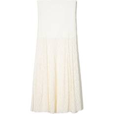 Bershka Nederdel - Offwhite