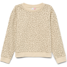 Sweatshirts Vero Moda Girl Sweatshirt VmBrenda - Beige/Creme/Mørkebeige