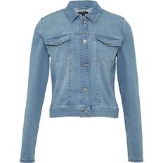 Blå - Denim/Jeansstof Blazere Comma Overgangsjakke Blue Denim