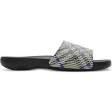Burberry Faux Leather Slides Burberry Vintage Check-Pattern Slides - Men - Polyethylene