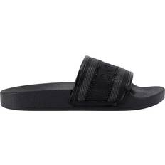 Sicily Slider Fabric Sandals - Black