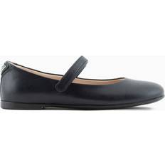 Emporio Armani Low Shoes Emporio Armani Leather Ballerinas With Strap