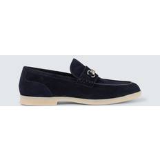 Gucci Lågskor Gucci Horsebit Suede Loafers - Blue