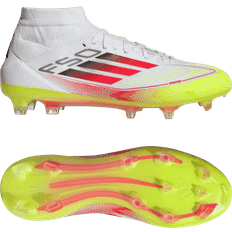 Dam - Gula Fotbollsskor adidas F50 Pro Mid FG Pure Victory Damen - Weiss