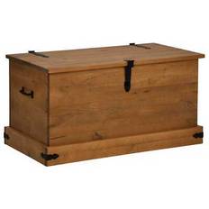Kister vidaXL Halden 91 x 48 x 47 cm Massivholz Kiefer Truhe