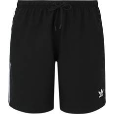 Adidas Swimwear adidas Adicolor 3-Stripes 8-Inch Swim Shorts - Black