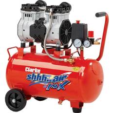 Clarke SHHH24/150 Shhh Air Max 7CFM 24 Litre 1.5Hp Low Noise Compressor 230V
