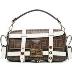 Fendi Messenger Bags Fendi Preloved Graphy FF Motif Messenger Bag - Brown