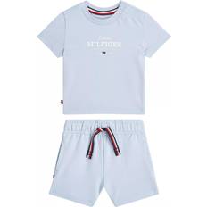 Blåa Övriga sets Barnkläder Tommy Hilfiger Logo T-Shirt And Shorts Set - Breezy Blue