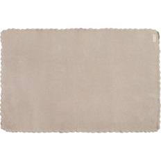 Avery Row Scallop Edge Knit Baby Blanket Stone