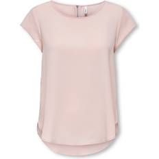 Chiffon Overdele Only Onlvic Top Bluse - Lyserød