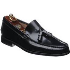 Sienna II Hybrid Soled Tasselled Loafers - Black Polished